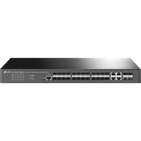 TP-Link TL-SG3428XF Управляемый коммутатор JetStream уровня 2+ с 20 гигабитными портами SFP, 4 порта